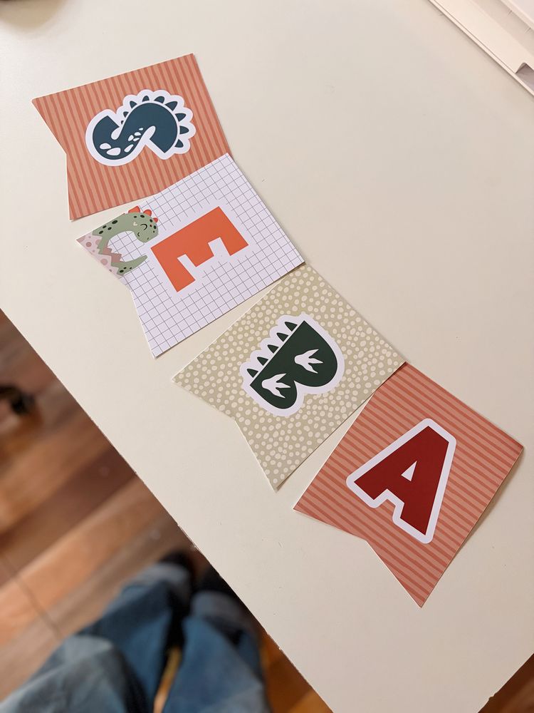 Banderín personalizado piezas simples