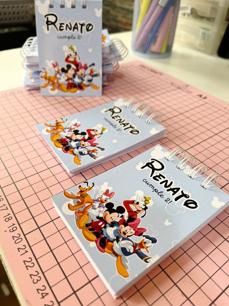 Mini libretitas personalizadas con lápiz